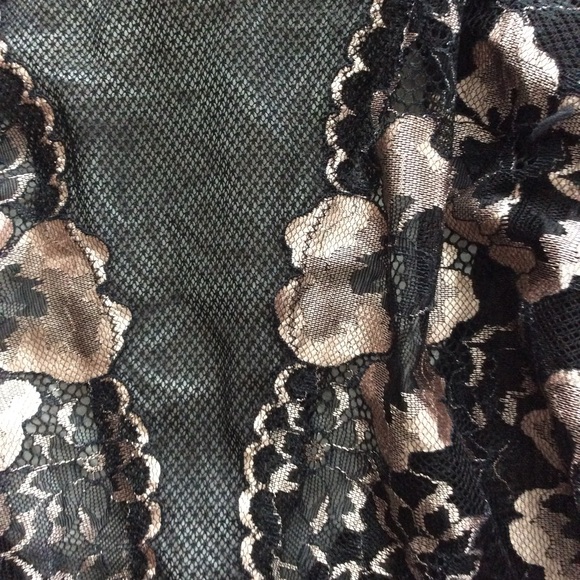 NWOT Auden Floral Lace Mesh Bodysuit - Picture 5 of 8